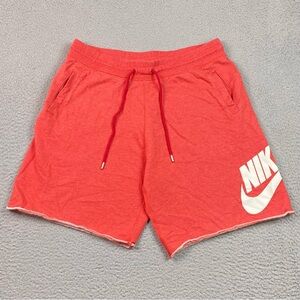 Nike Sweat Shorts Men's Size XL Gym Workout Athletic French Terry Elastic Waist